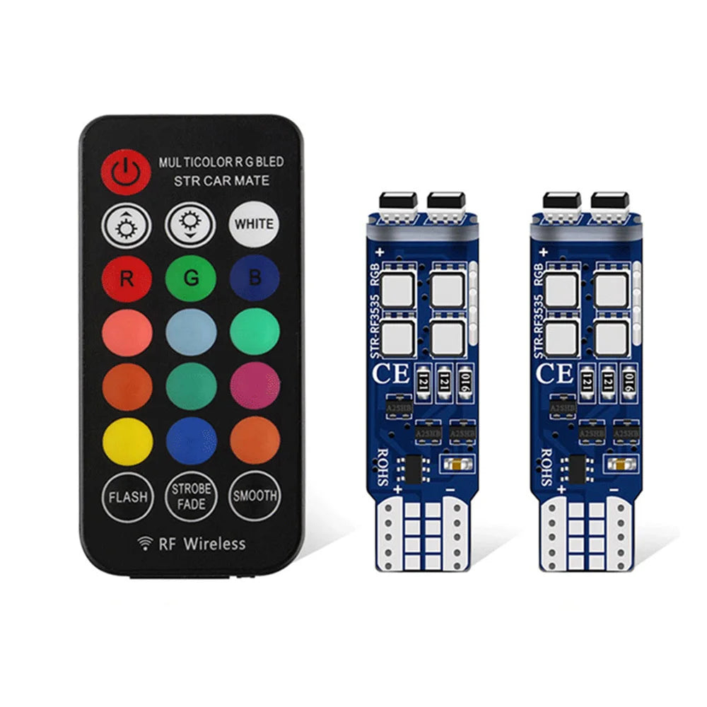 XTRABEAM RGB T10 LED Interior Lights – CANBUS Error-Free, Multi-Color Ambient Upgrade