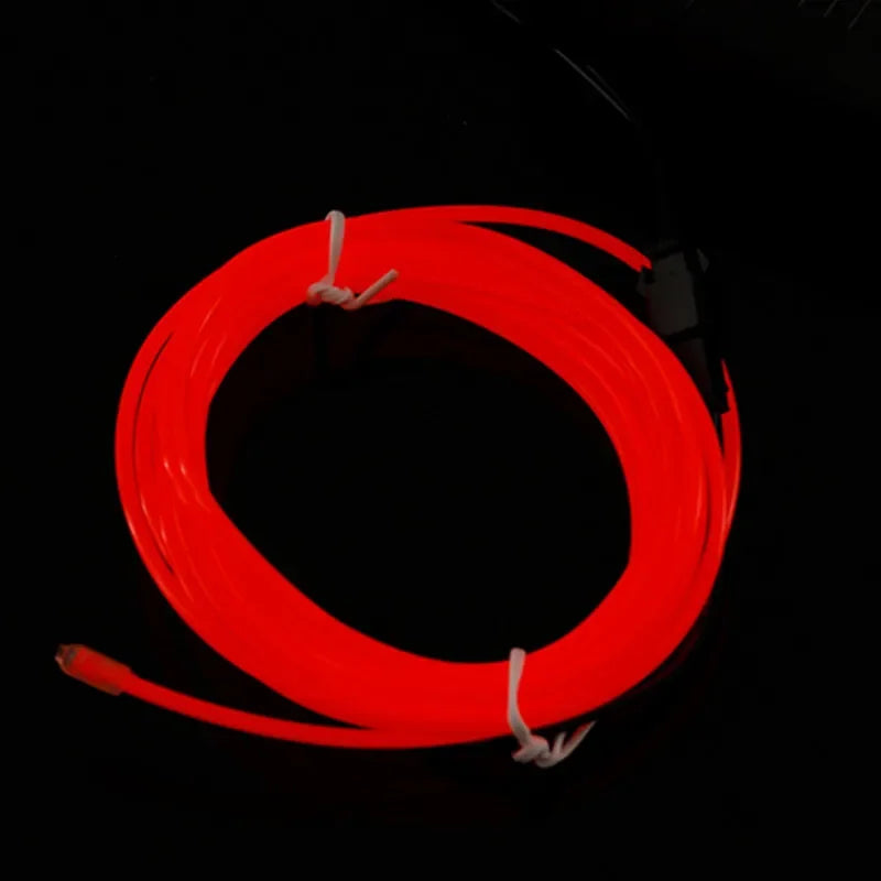Flexible Fiber Optic Neon LED Light Strip – 1M / 2M / 3M / 4M / 5M Multicolor
