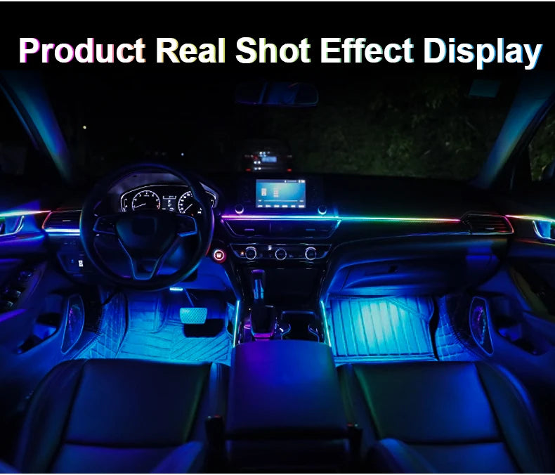 RGB Symphony LED Car Interior Ambient Light Kit – 6 / 10 / 14 / 18 / 22 in 1