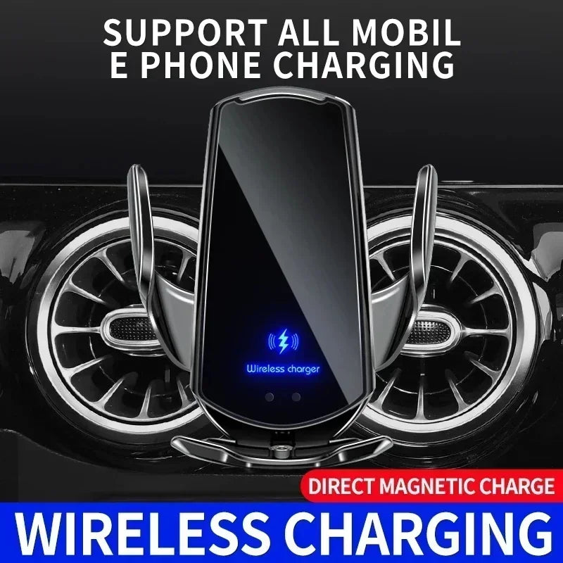 100W Magnetic Wireless Charging Car Mount
