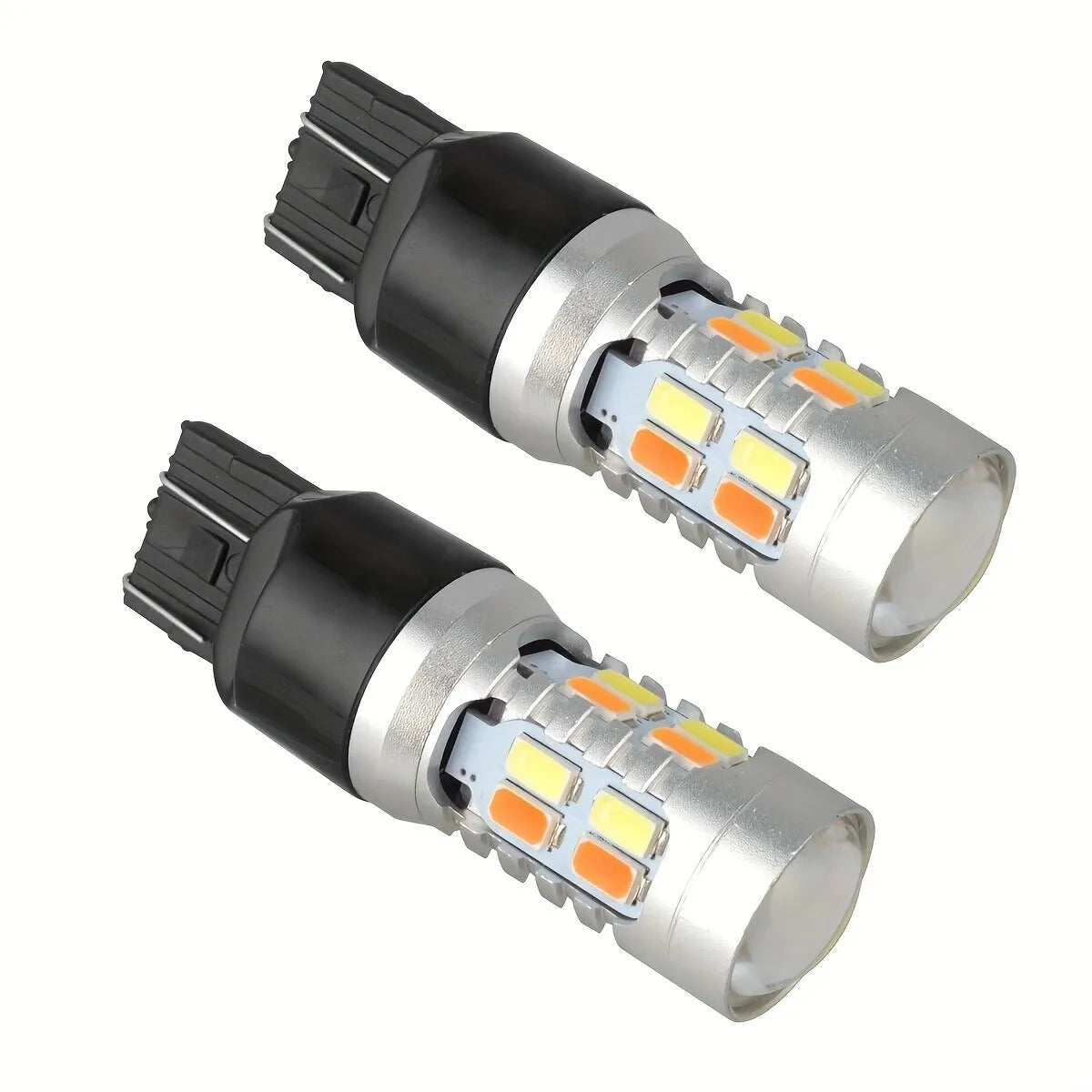 XTRABEAM Elite Switchback LED Bulbs 7443/7440 – Dual Color Amber Signal & White DRL, Ultra Bright (2-Pack)