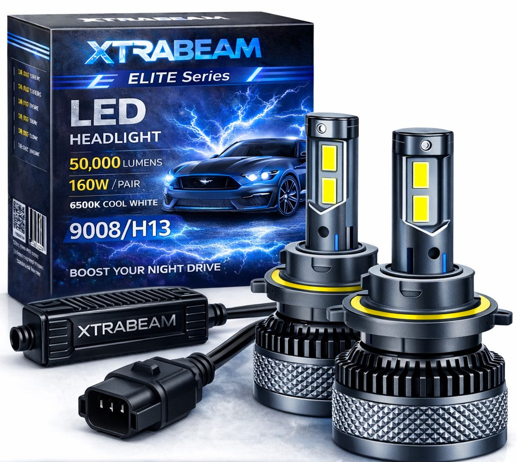 H13 / 9008 LED Headlight Bulb – XTRABEAM ELITE Series (Pair)