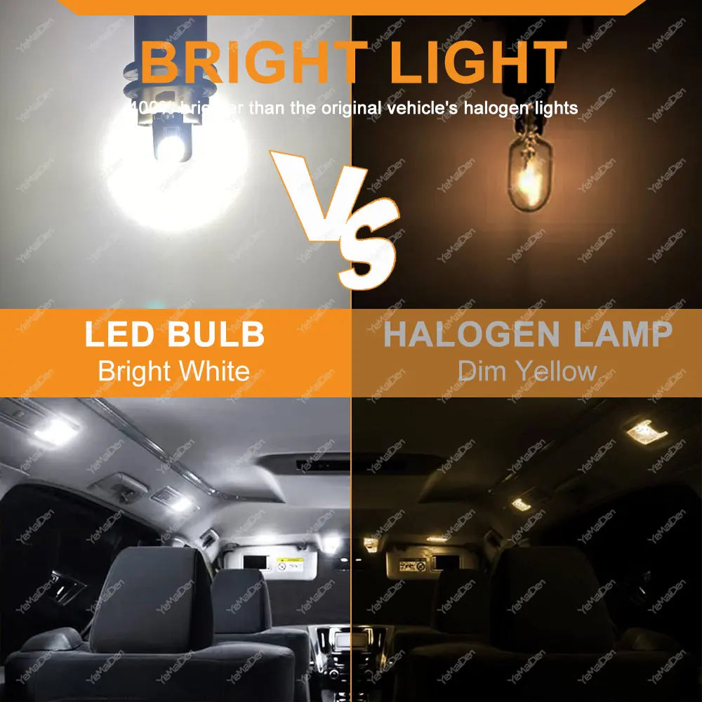 T10 CANBUS W5W LED Bulb 12V 2SMD