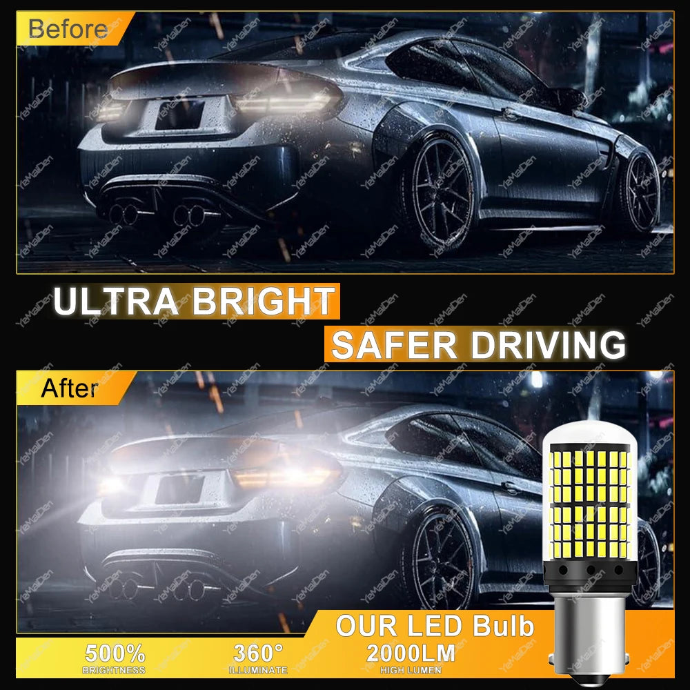 CANBUS LED Bulbs for Turn, Tail & Reverse Lights