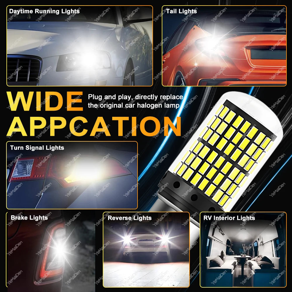 CANBUS LED Bulbs for Turn, Tail & Reverse Lights