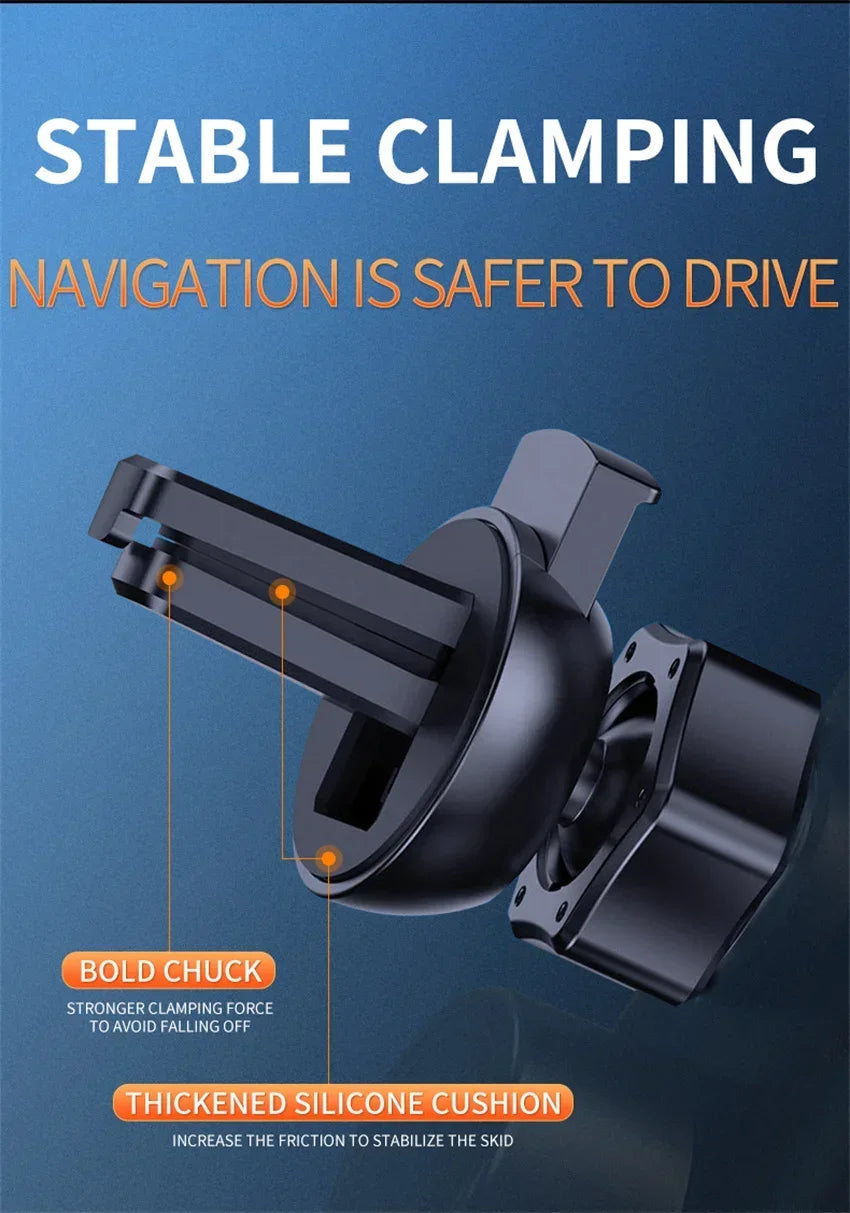 100W Magnetic Wireless Charging Car Mount