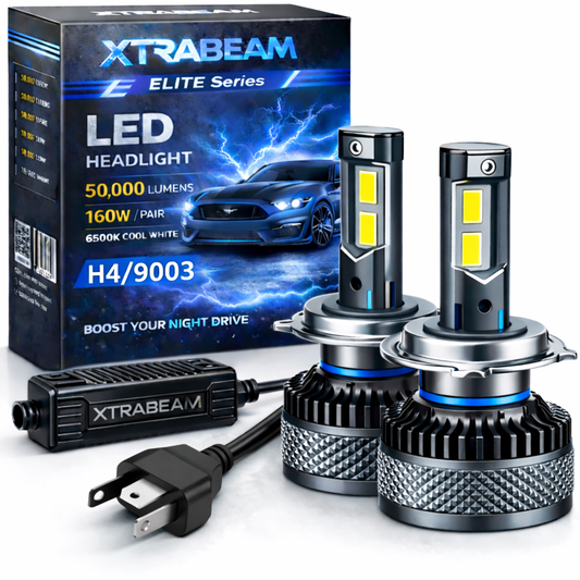 H4 / 9003 / HB2 LED Headlight Bulb – XTRABEAM ELITE Series (Pair)