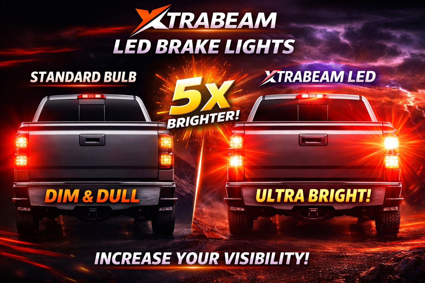 7440 LED Bulbs (T20 / W21W) – White – Set of 2